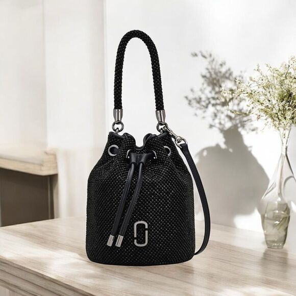 NWT Marc Jacobs The Rhinestone Mini Bucket Bag - Picture 1 of 6